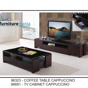 Coffee Table/TV Cabinet Cappuccino-96323/96681